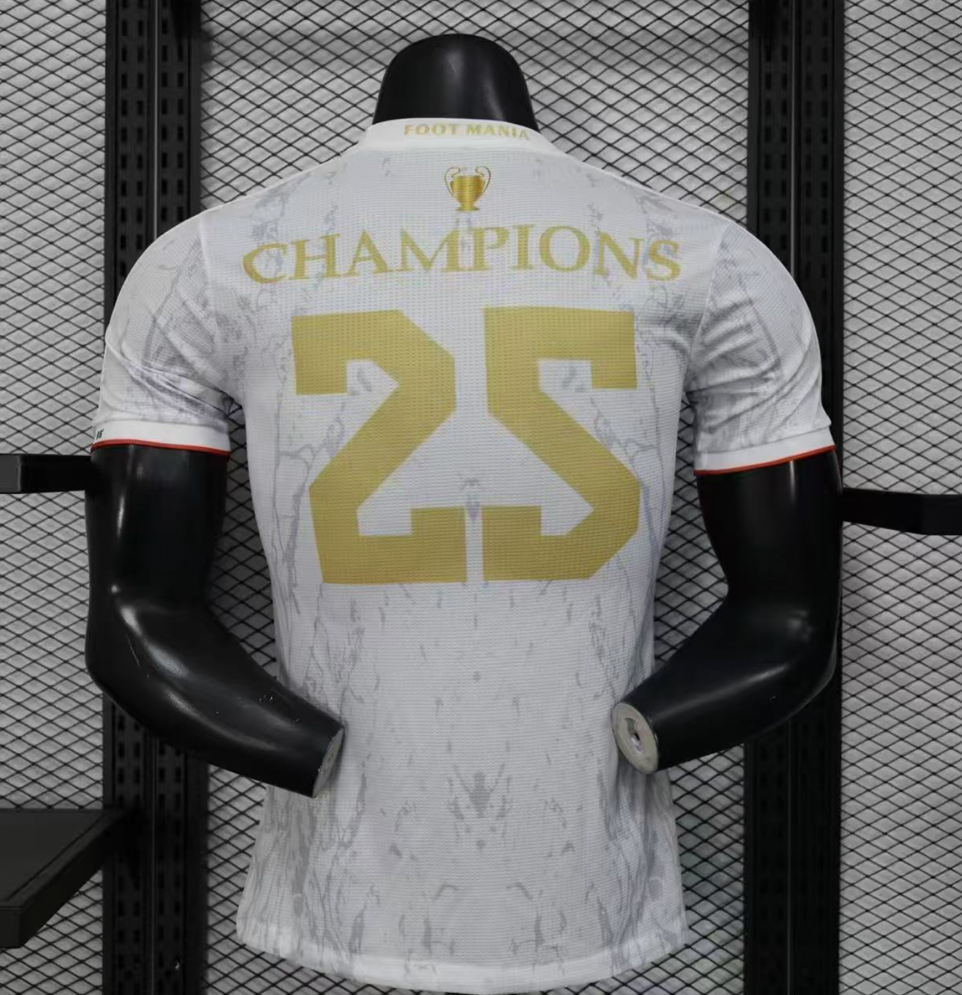 Maillot Enfant PSG Blanc Champions d'Europe 2025