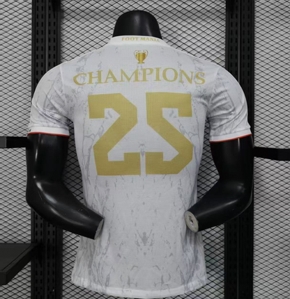 Maillot Enfant PSG Blanc Champions d'Europe 2025