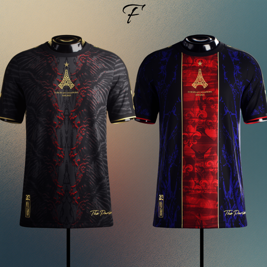 Pack de 2 Maillots Collector PSG Noir et Bleu